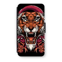 Tiger and Rattlesnakes: iPhone 8 Plus Flip Hoesje