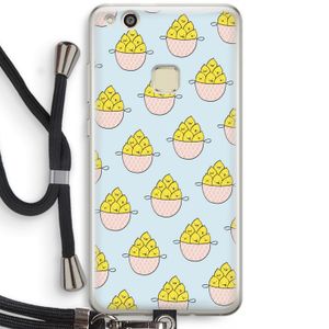 Citroenen: Huawei Ascend P10 Lite Transparant Hoesje met koord