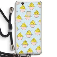 Citroenen: Huawei Ascend P10 Lite Transparant Hoesje met koord