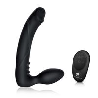 Pegasus - 18cm Strapless Silicone Strap-On met Afstandsbediening - thumbnail