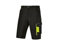 PARKSIDE Korte heren werkbroek met stretch (Zwart/geel, 50)