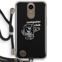Floppyhead: LG K10 (2017) Transparant Hoesje met koord