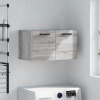 Wandkast 60x36,5x35 cm bewerkt hout grijs sonoma eikenkleurig - thumbnail