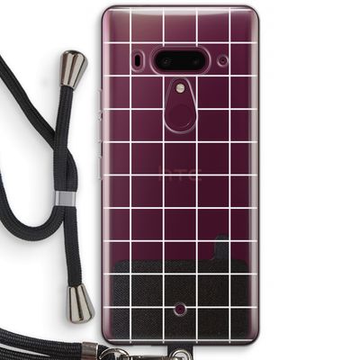 Rooster 2: HTC U12+ Transparant Hoesje met koord