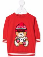 Moschino Kids robe-sweat Teddy Bear - Rouge