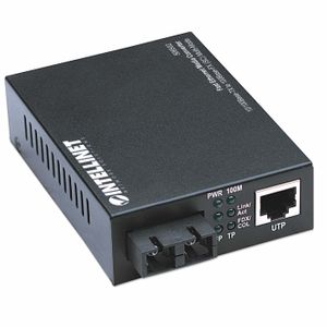 Intellinet 506502 netwerk media converter 100 Mbit/s 1310 nm Multimode Zwart