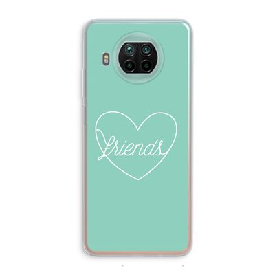 Friends heart pastel: Xiaomi Mi 10T Lite 5G Transparant Hoesje