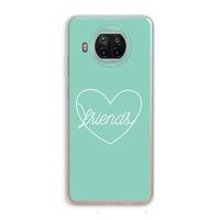 Friends heart pastel: Xiaomi Mi 10T Lite 5G Transparant Hoesje