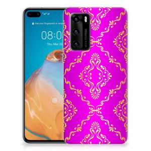 Siliconen Hoesje Huawei P40 Barok Roze