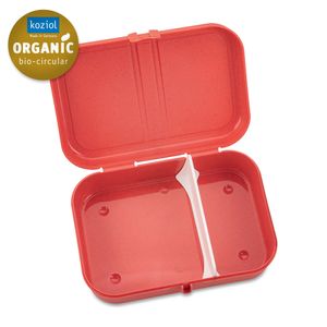 Koziol Bio-Circulair - Pascal L Lunchbox met Compartiment - Gerecycled Zonnebloemolie - Roze