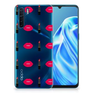 OPPO A91 TPU bumper Lipstick Kiss