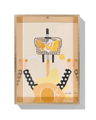 HEMA Fotolijst 10x15cm goud hout facetrand goud (goud)