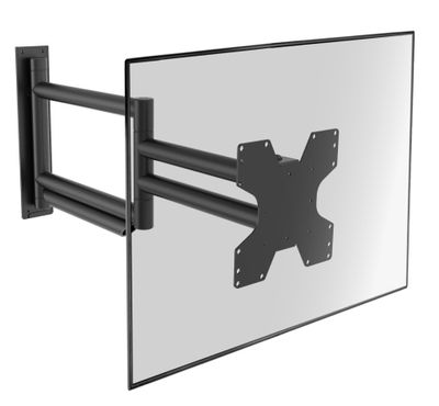 CavusWMV9050 Muursteun universeel extra lang tot 25 kg TV beugel Zwart