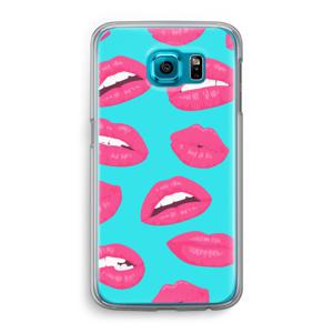 Bite my lip: Samsung Galaxy S6 Transparant Hoesje