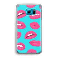 Bite my lip: Samsung Galaxy S6 Transparant Hoesje - thumbnail