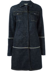 Helmut Lang Pre-Owned manteau en jean - Bleu