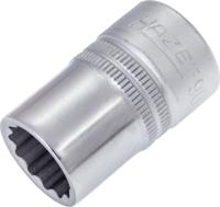 HAZET Dopsleutel 900Z-15 · 1/2 inch (12,5 mm) vierkant hol · Buitentwaalfkant tractieprofiel · SW 15 mm