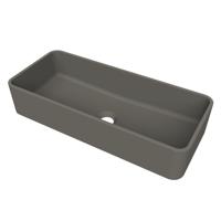 Arcqua Case Opbouw Waskom Rechthoek 60x26 Mat Quartz Grijs