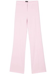 PINKO pantalon en crêpe à taille haute - Rose