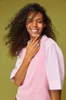 HEMA Damesshirt Sally Strepen Multi (multi)