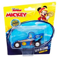 Disney Racewagen Donald Duck Junior 15 Cm Hout Blauw - thumbnail