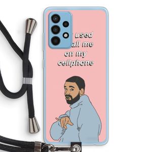 Hotline bling: Samsung Galaxy A52 Transparant Hoesje met koord