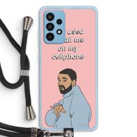 Hotline bling: Samsung Galaxy A52 Transparant Hoesje met koord