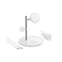 Anker MagGo Magnetic Wireless Charger 15W 3-in-1 Stand EU Plug Oplader Wit