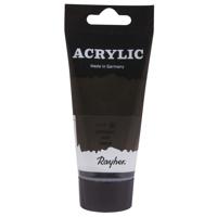 Acrylverf/hobbyverf op waterbasis - zwart - 75 ml - Schilderen/knutselen