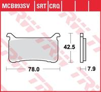 TRW remblokken "mcb 893 brake pad mcb 893 sv sintered metal