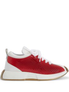 Giuseppe Zanotti baskets Ferox en cuir - Rouge