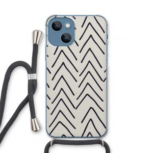 Marrakech Arrows: iPhone 13 mini Transparant Hoesje met koord