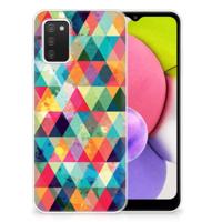 Samsung Galaxy A03S | TPU bumper | Geruit