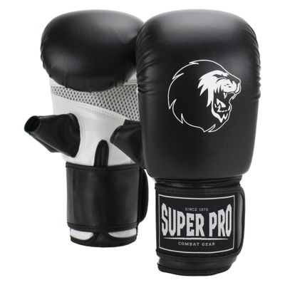 Super Pro - Combat Gear Victor Bokszakhandschoenen (XS - Zwart/Wit)