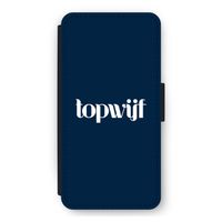 Topwijf Navy: iPhone 12 Pro Max Flip Hoesje