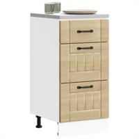 Onderkast Lucca bewerkt hout sonoma eikenkleurig