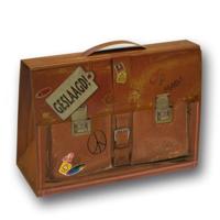 Miko cadeauverpakking schooltas - 6 x 19 x 14 cm - karton - kadodoos - geslaagd cadeau