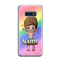 Chibi Maker man: Samsung Galaxy S10e Transparant Hoesje