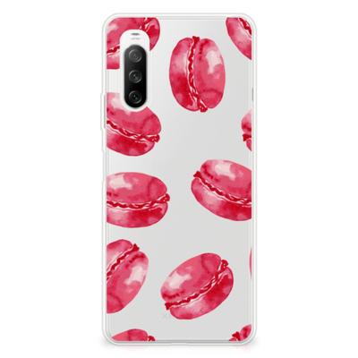 Sony Xperia 10 III | Siliconen Case | Pink Macarons