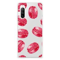 Sony Xperia 10 III | Siliconen Case | Pink Macarons
