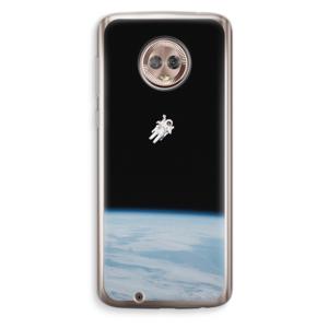 Alone in Space: Motorola Moto G6 Transparant Hoesje