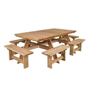 Luxe houten picknicktafel Tallinn 300 cm