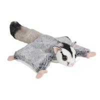 Nature Planet pluche grijze vliegende eekhoorn knuffel - 34 cm - oerwoud dieren Nature Planet pluche grijze vliegende eekhoorn knuffel - 34 cm - oerwoud dieren