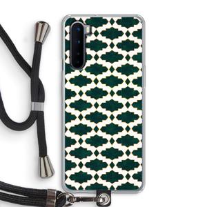 Moroccan tiles: OnePlus Nord Transparant Hoesje met koord