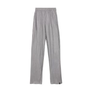 Indian Blue Jeans Zomer broek meisjes - grijs - metallic - wide fit