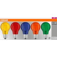 OSRAM HOMELIGHTING 4058075058460 LED-lamp Energielabel G (A - G) E27 Peer 2.50 W Koudwit (Ø x l) 60 mm x 105 mm 1 stuk(s)