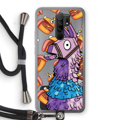 Loot Burger: Xiaomi Redmi 9 Transparant Hoesje met koord