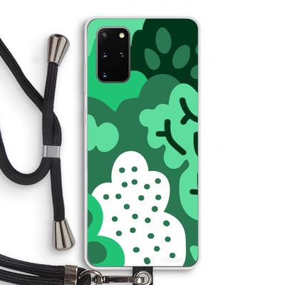 Bushes: Samsung Galaxy S20 Plus Transparant Hoesje met koord