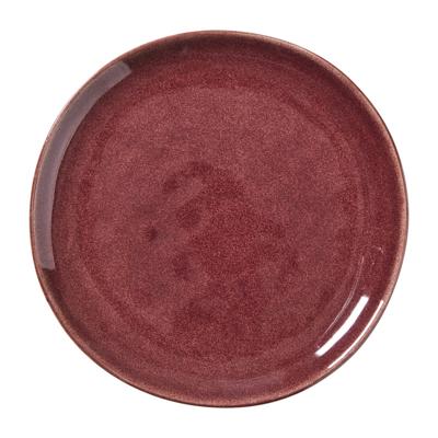 Ontbijtbord Toscane - bordeaux - ø20.5 cm