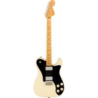 Fender American Professional II Telecaster Deluxe Olympic White MN elektrische gitaar met koffer